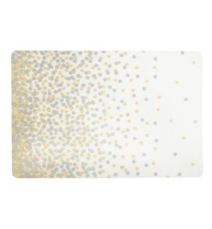 Confetti Soft Touch Placemat Gold