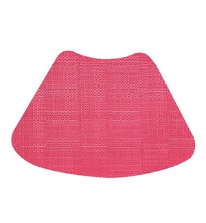Trace Basketweave Wedge Placemat Raspberry
