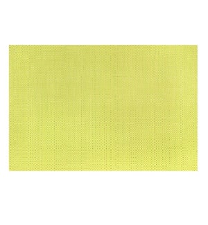 Trace Basketweave Placemat Yellow