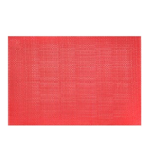 Trace Basketweave Placemat Red
