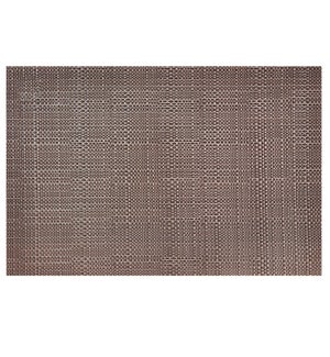 Trace Basketweave Placemat Chocolate