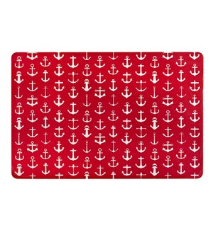 Anchor PVC Placemat Red