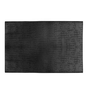 Fossil Table Luxe Reversible Placemat Black