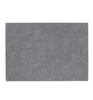 Percept Reversible Luxe Placemat Charcoal