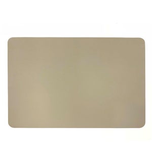 Studio Leather Rectangle Placemat Stone