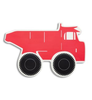 Truck Kiddo Die Cut Soft Touch Placemat Red