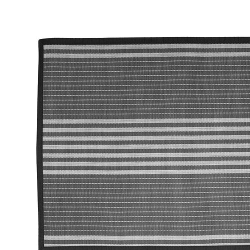 Linen Stripe Black