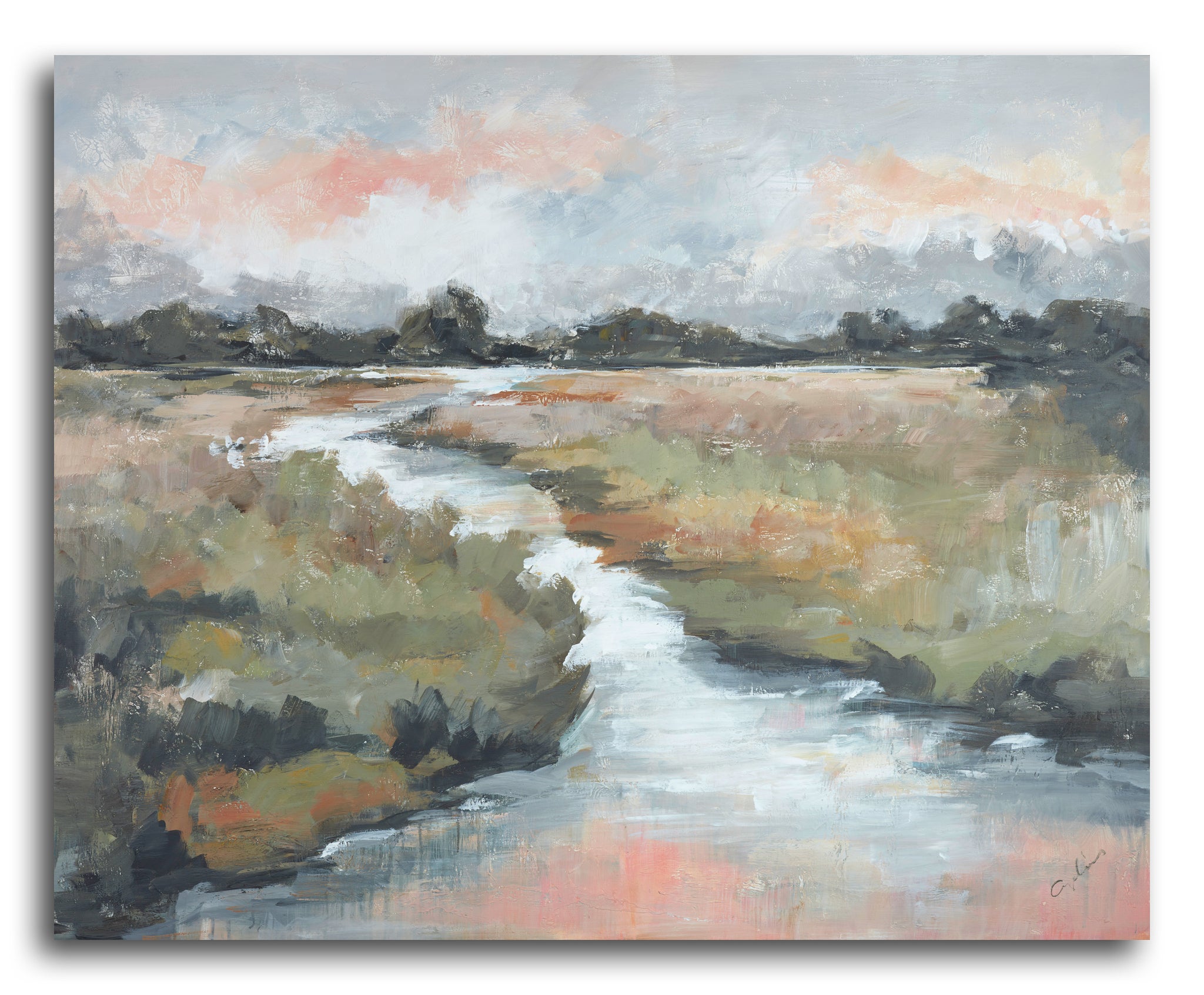 アンジェリーナ・ラベルニア　リトグラフ Hand Painted on Canvas | Artists Guild of America