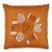 Churchill Linen - Roses Pillow - Bronze/Flax- 22" x 22"