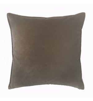 Franklin Velvet - Anchovy - Toss Pillow - 26" x 26"