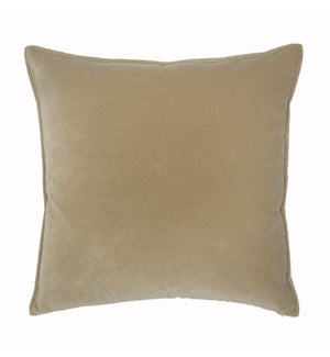 Franklin Velvet - Custard - Toss Pillow - 26" x 26"