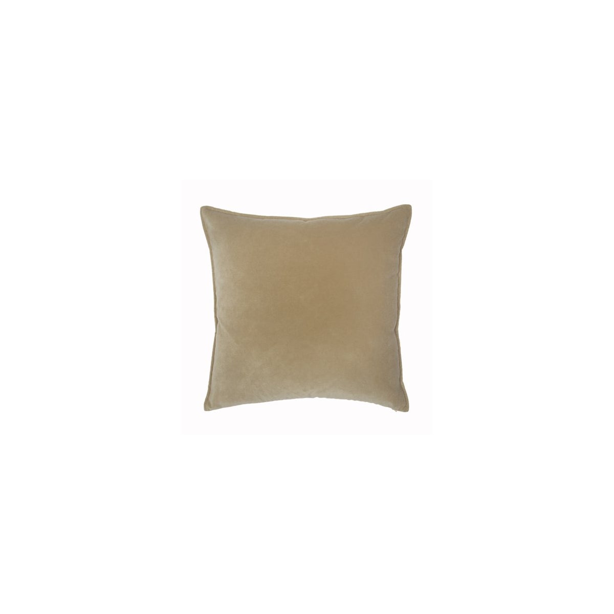 Franklin Velvet - Custard - Pillow - 22" x 22"