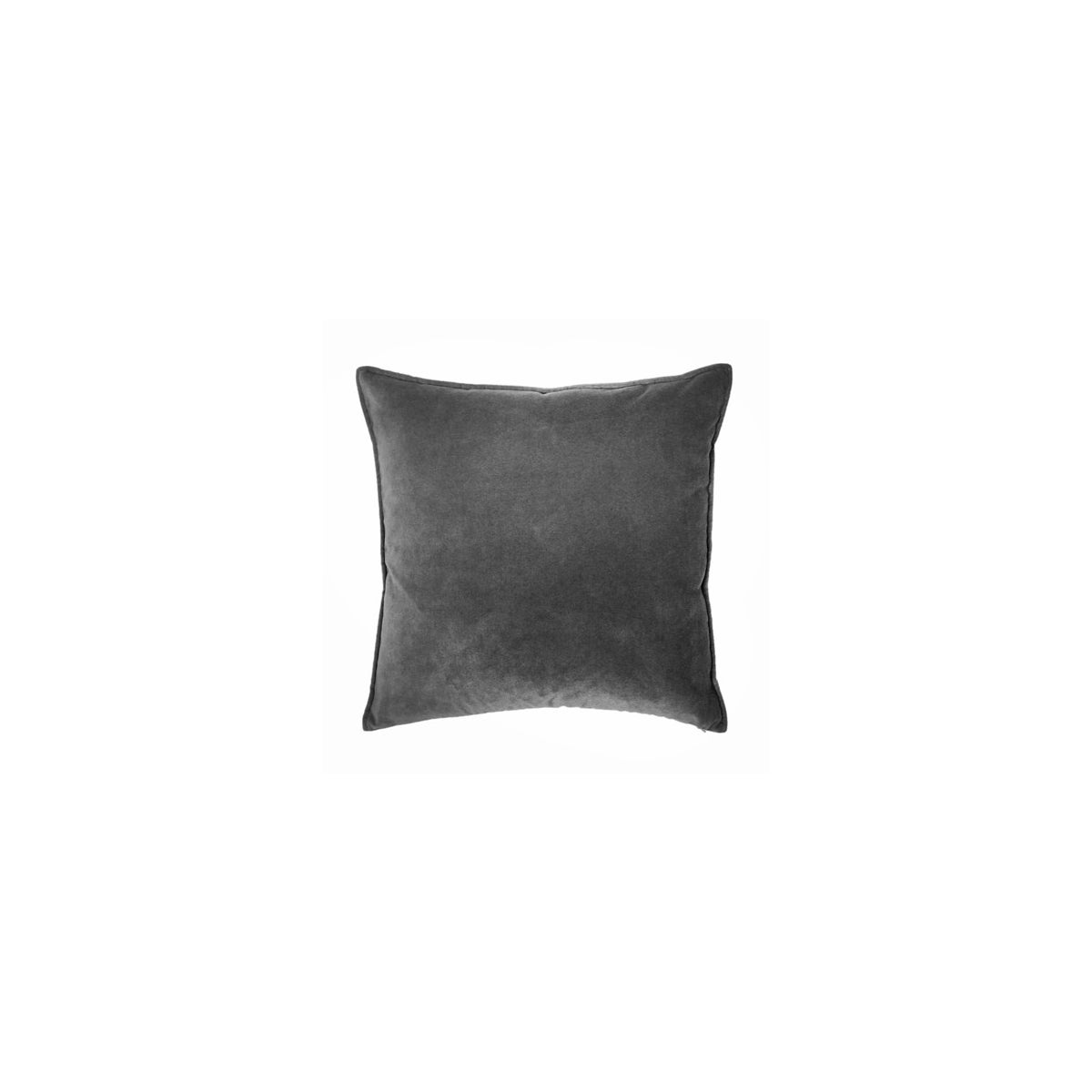 Franklin Velvet - Graphite - Pillow - 22" x 22"