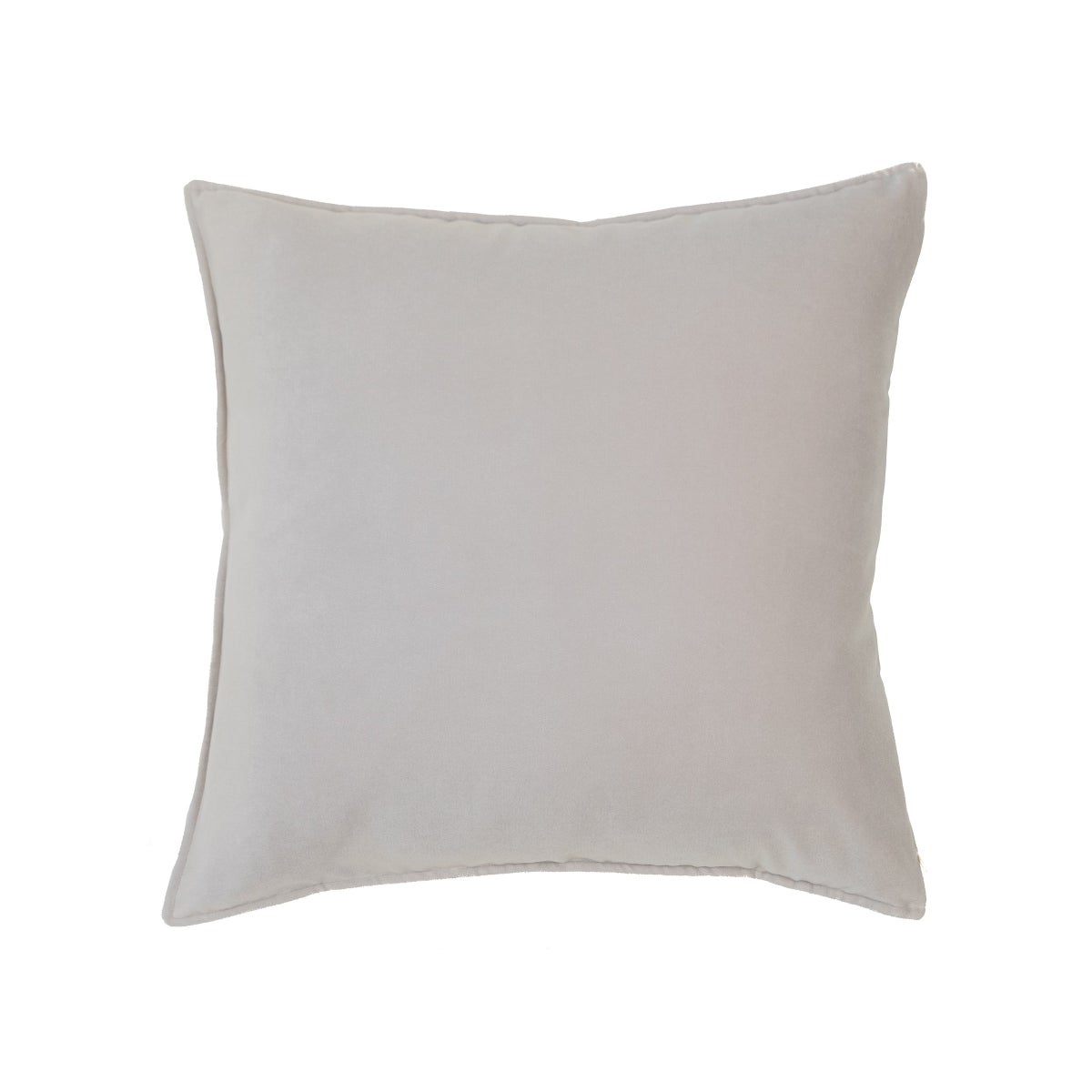 Franklin Velvet - Zinc - Pillow - 22" x 22"
