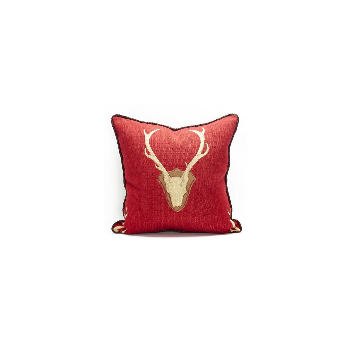 Deer Skull Throw Pillow, Accent Pillows