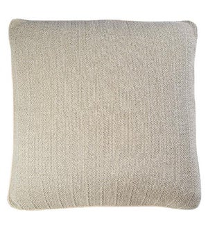 Pebble Knit Flax Pillow - 20" x 20"