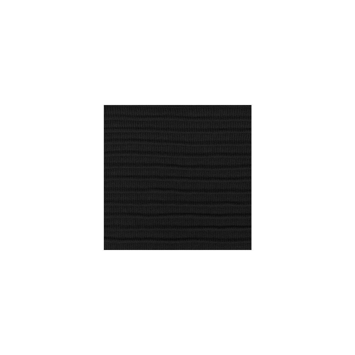 Pleated Knit - Black - SWATCH - 4"x 8"