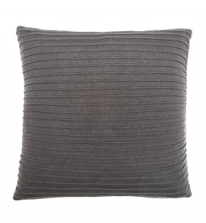 Pleated Knit - Flannel - Pillow - 22" x 22"