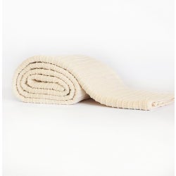 Pleated Knit - Ivory - Throw