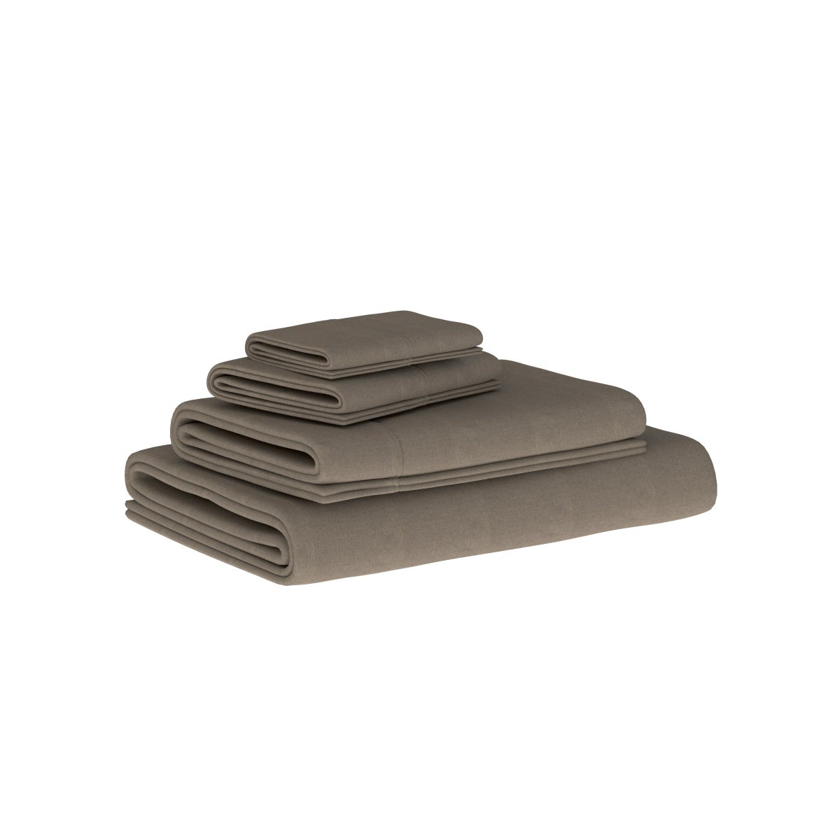 Verona Pillow Cases (Set of 2) - Stone - King