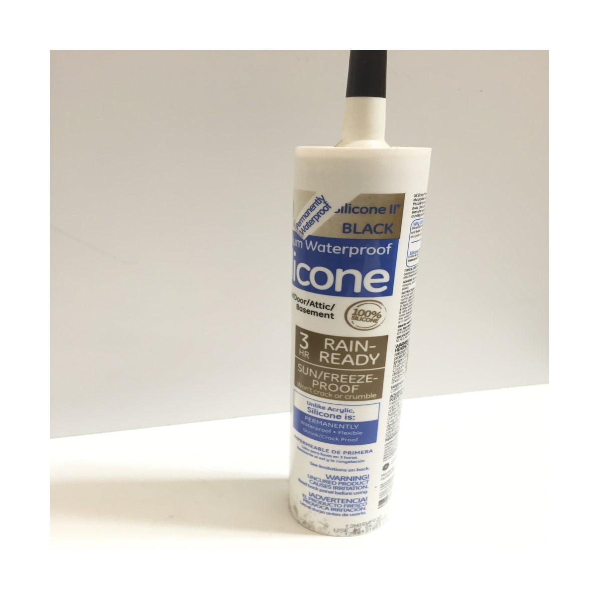 SILICONE - 100% - BLACK