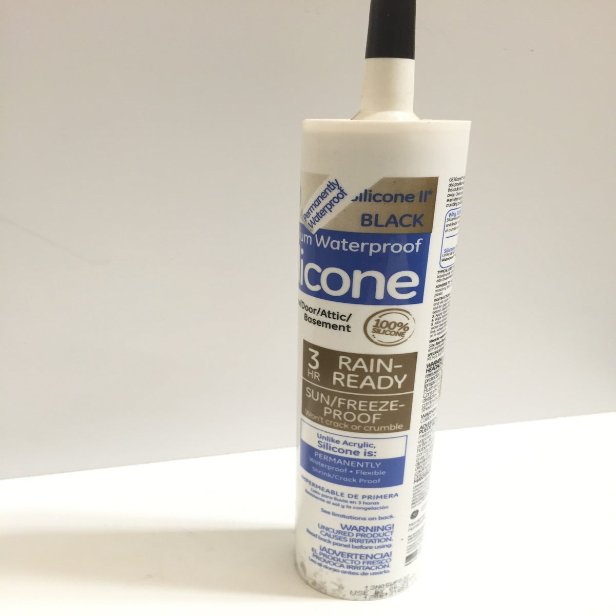 SILICONE - 100% - BLACK