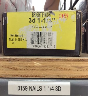 BRIGHT FINISH - 1-1/4" - 3D - 1 LB