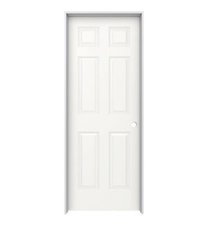 DOOR-LEFT-24"-6 PANEL-PRE-HUNG-4-1/2" JAMB