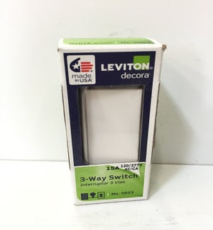 LIGHT SWITCH-3-WAY-LEVITON-107-05603-2WS