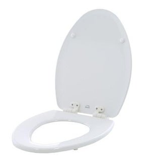 TOILET SEAT- ELONGATGED ONLY- PLASTIC