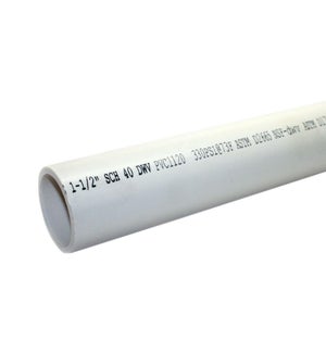 PVC PIPE SCH40-1/2" X 10'