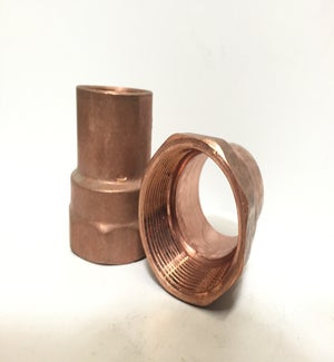 1-1/4" WROT COPPER X-FEMALE ADAPTER