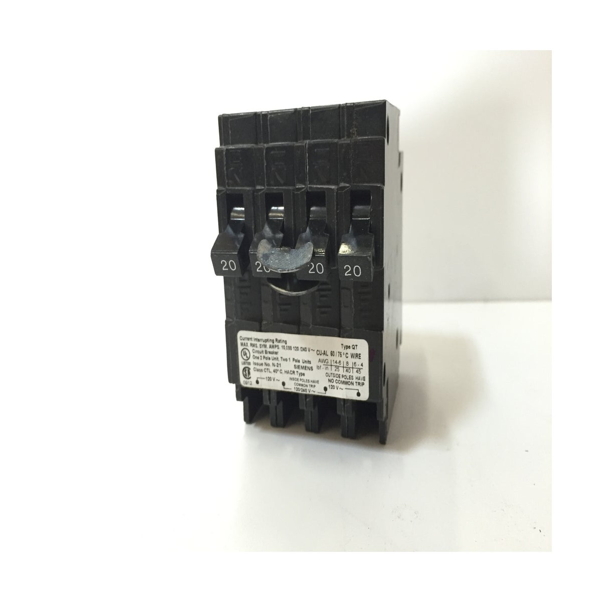 CIRCUIT BREAKER MURRAY QUAD 20AMP M220220