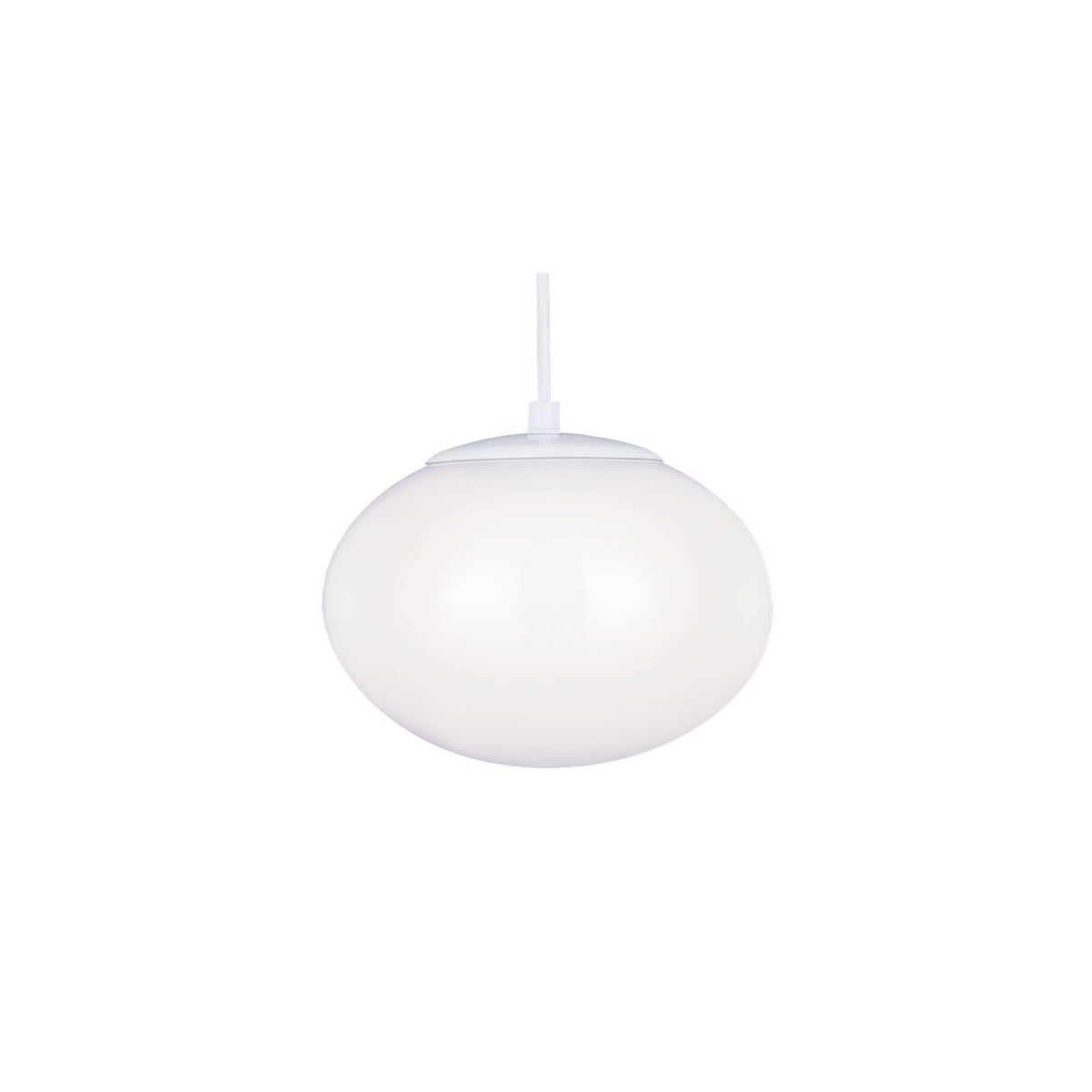 PENDENT LIGHT WITH WHT GLASS GLOBE (URBAN)