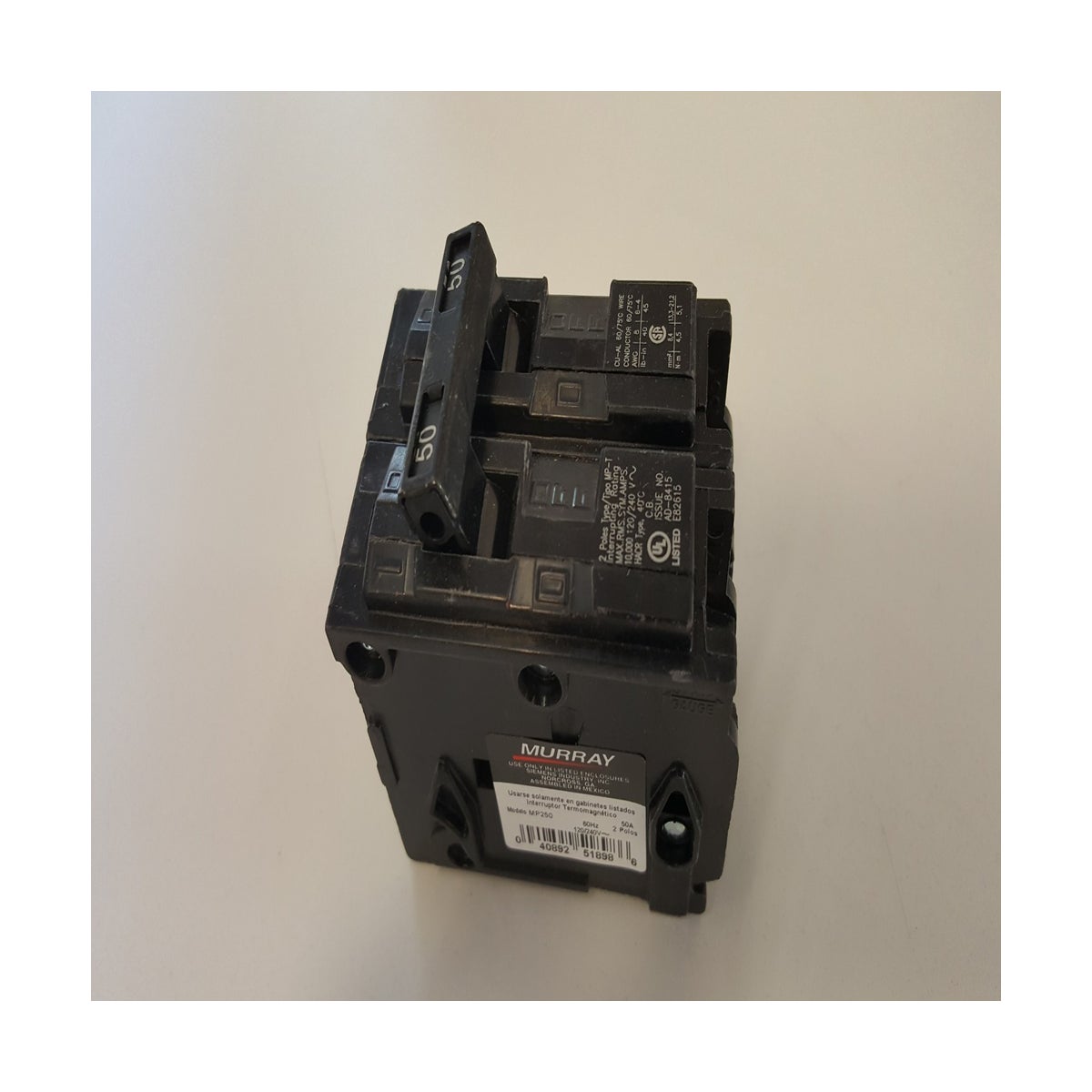 CIRCUIT BREAKER 50AMP 2 POLE