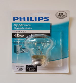 LIGHT BULB - 40 WATT APPLIANCE