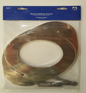 PLUMBING - REMODELING COVER IN BRUSHED NICKEL