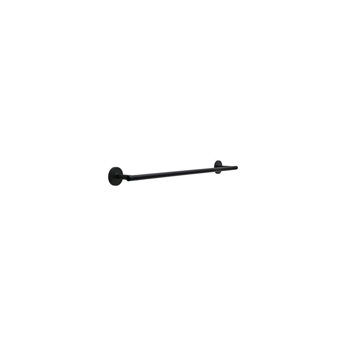 24 INCH MATTE BLACK TOWEL BAR