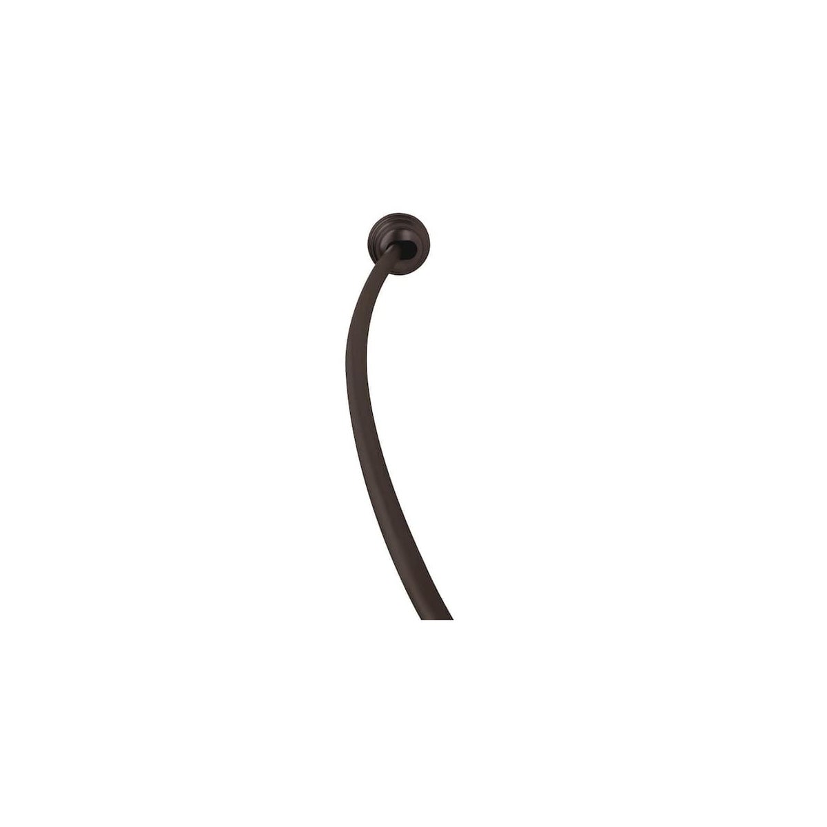 MATTE BLACK CURVED SHOWER ROD