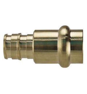 PROPRESS 1/2 x 1/2 BRASS PEX-A BARB ADAPTER