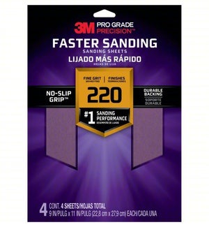 SANDPAPER 9 x 11 220 GRIT 15 PACK