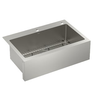 KITCHEN SINK-MOEN 33 X 22 DOUBLE MOUNT