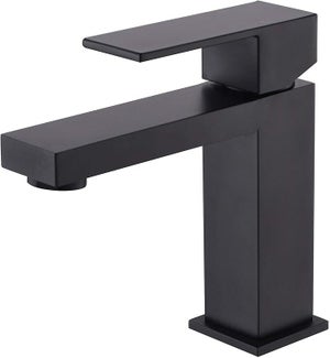 LUDWIG SQUARE LAV FAUCET MATTE BLACK