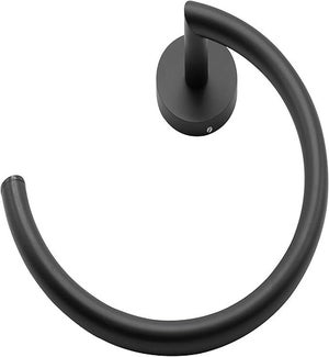 DELUXE TOWEL RING MATTE BLACK