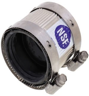 2 INCH NO HUB COUPLING REPAIR CLAMPS