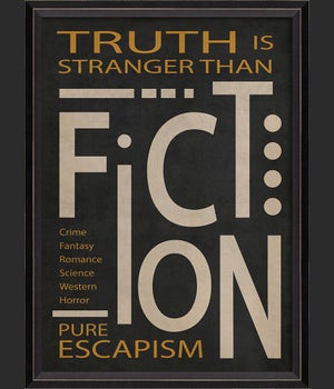 BC Fiction Poster White on Black sm