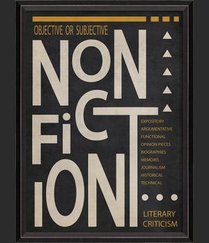 BC NonFiction Poster White on Black sm