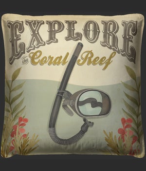 Explore the Coral Reef Pillow