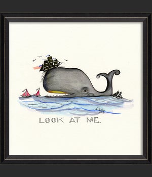 BC Whale Drawing Look at Me