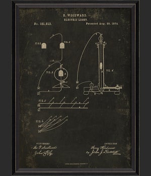 BC Woodward Patent US 181613 on Black Sm